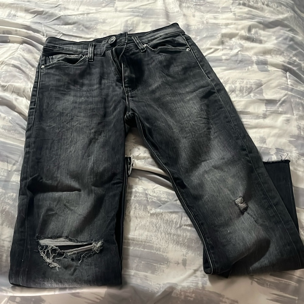 Cropped HUDSON jeans with Clemson patch! NWOT